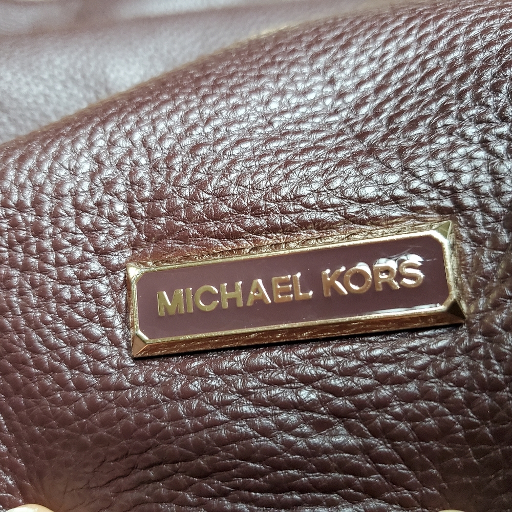 Michael Kors Barolo Lexington Shoulder bag, Brown pebble leather. Gorgeous. - Picture 12 of 13
